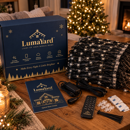 LumaYard™ Smart Animated Christmas Balcony Lights